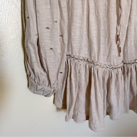 🔶 Free People Much Love tunic dress, balloon sleeves, embroidery size XS 🔶 - Picture 11 of 11